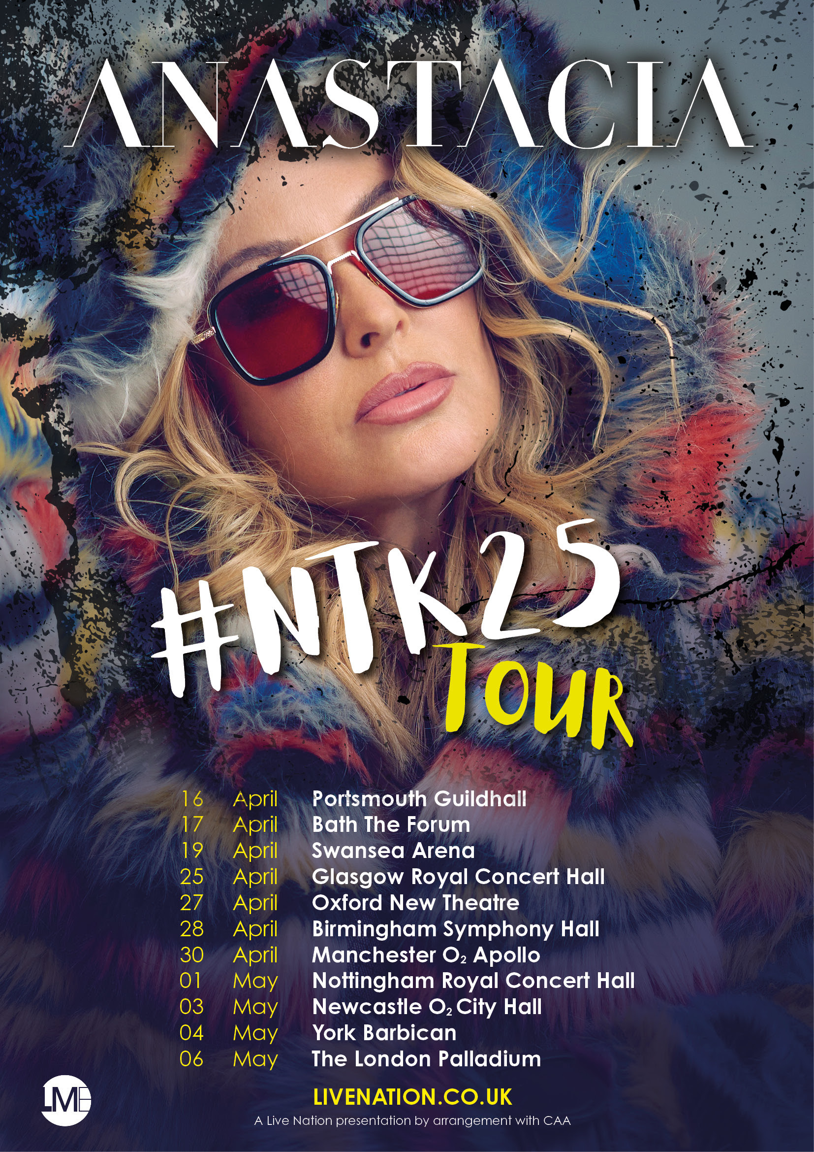 Anastacia announces the ‘Not That Kind’ 25th anniversary European Tour