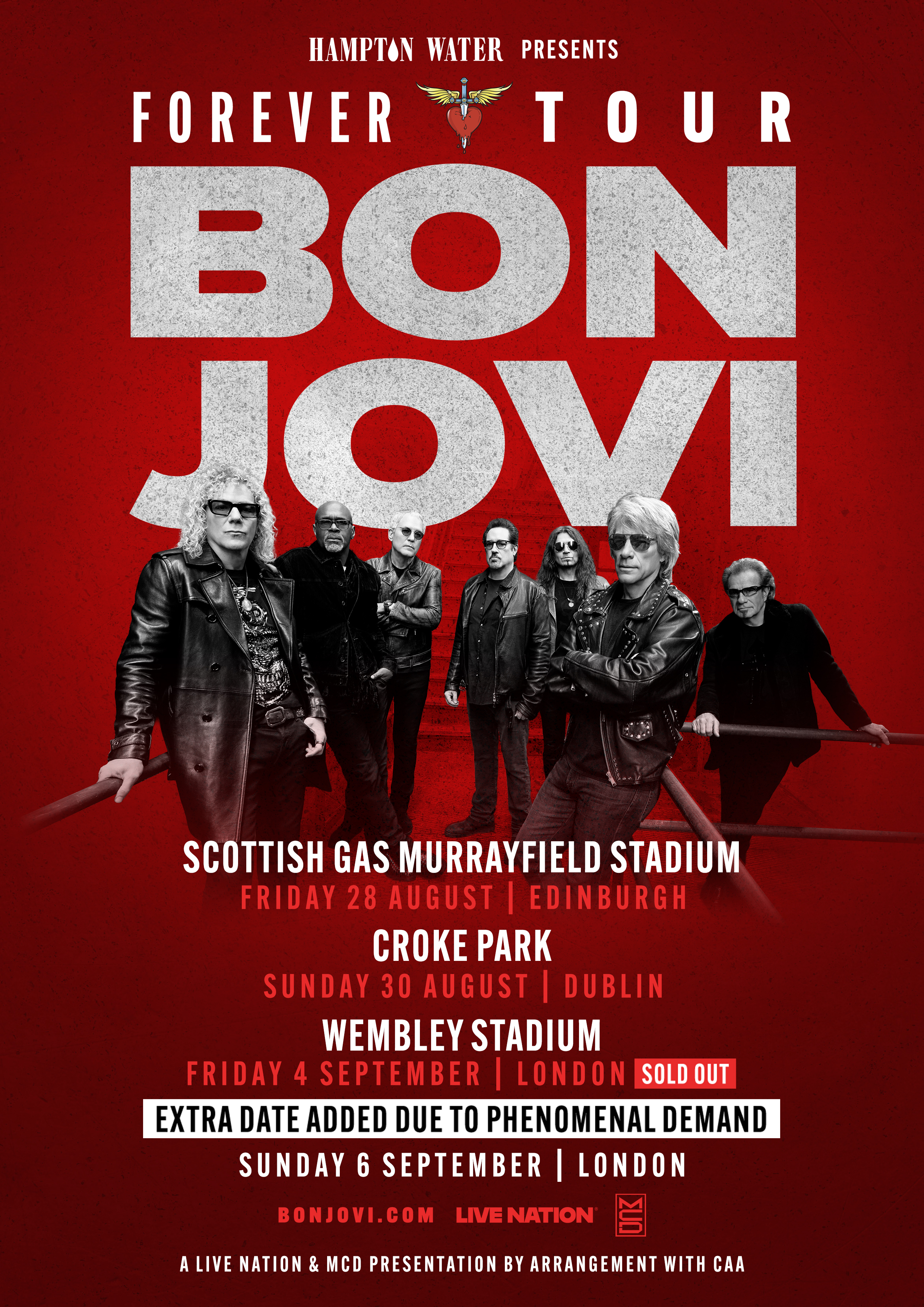 Bon Jovi sets global concert dates – New York, London, Dublin and